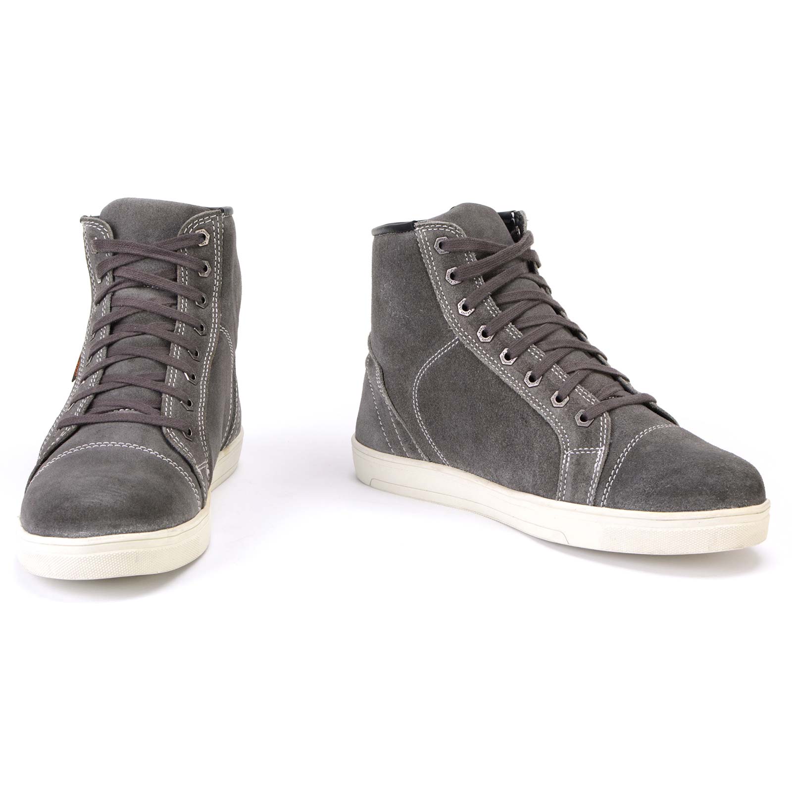 Milwaukee Leather MBM9109 Men's Grey Suede Leather Reinforced Street Riding Waterproof Shoes w/ Ankle Support - Image 12