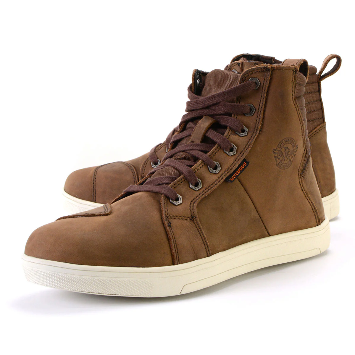 Milwaukee Leather MBM9113 Men's Brown Waterproof Leather Motorcycle Reinforced Riding Shoes w/ Ankle Support - Image 11