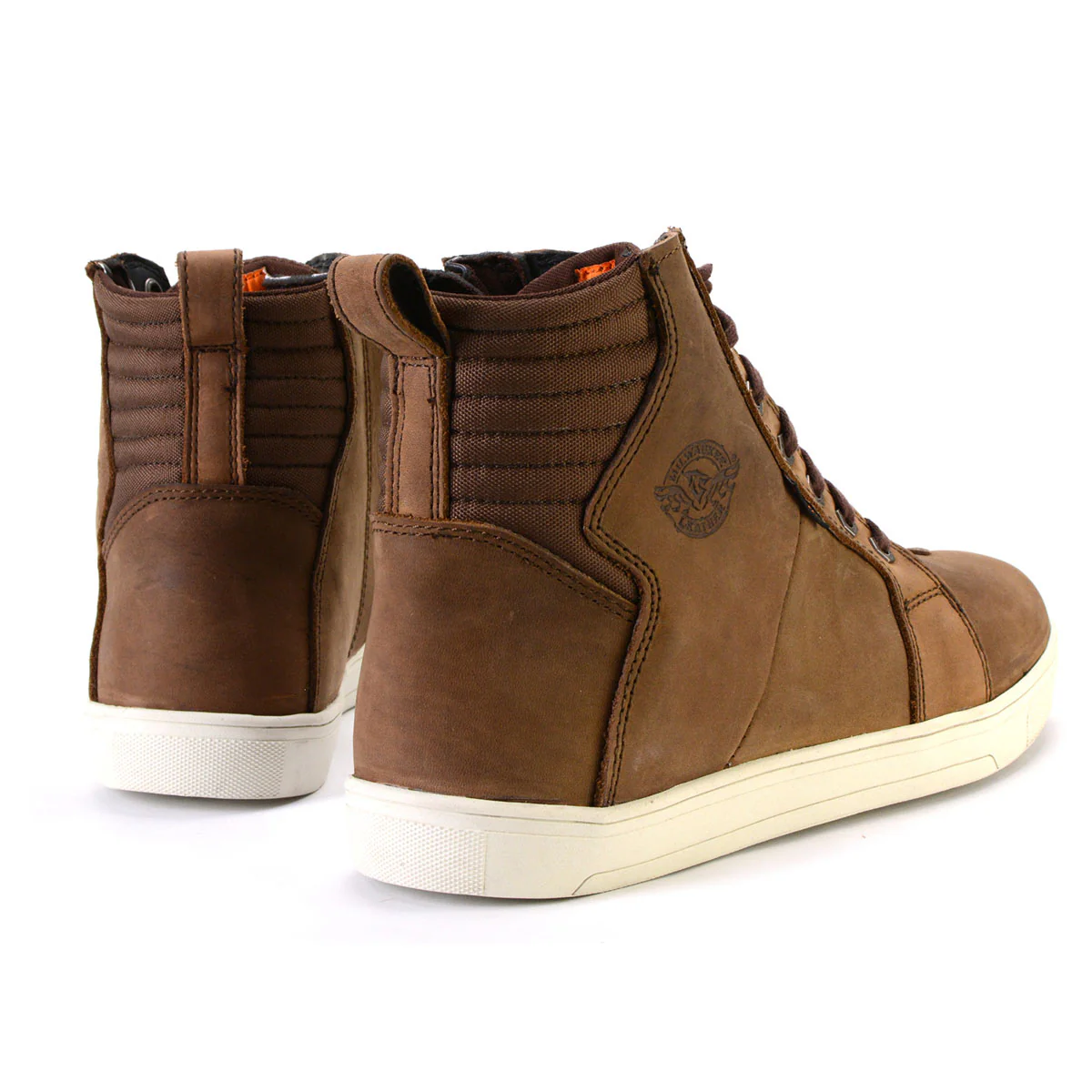 Milwaukee Leather MBM9113 Men's Brown Waterproof Leather Motorcycle Reinforced Riding Shoes w/ Ankle Support - Image 14