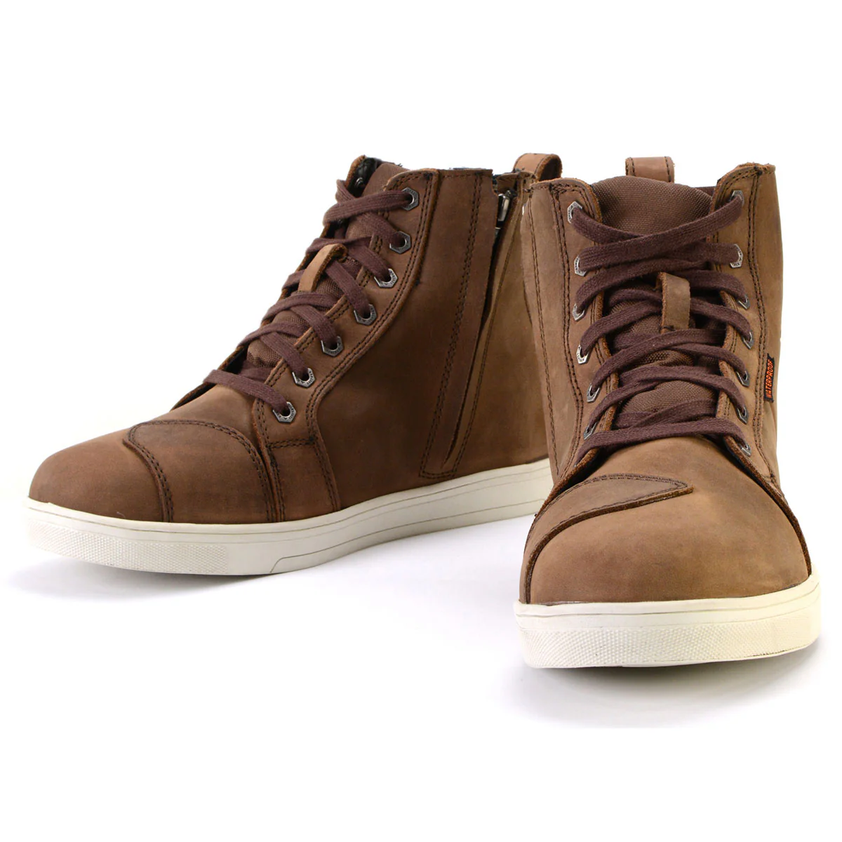 Milwaukee Leather MBM9113 Men's Brown Waterproof Leather Motorcycle Reinforced Riding Shoes w/ Ankle Support - Image 18