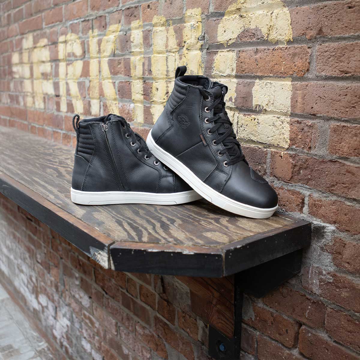 Milwaukee Leather MBM9114 Men's Black Waterproof Leather Street Riding Shoes with Shift Protection and Ankle Support - Image 10