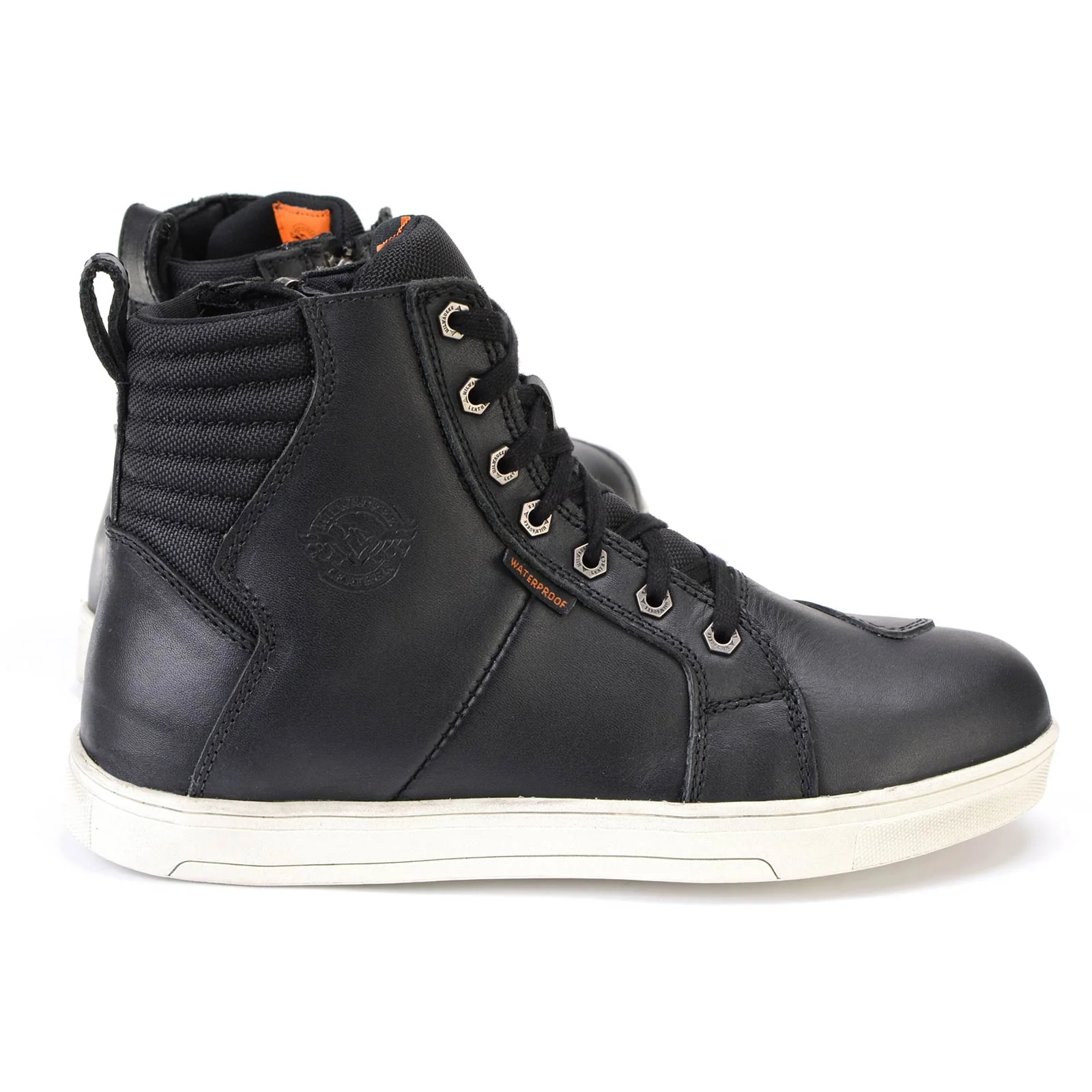 Milwaukee Leather MBM9114 Men's Black Waterproof Leather Street Riding Shoes with Shift Protection and Ankle Support - Image 13