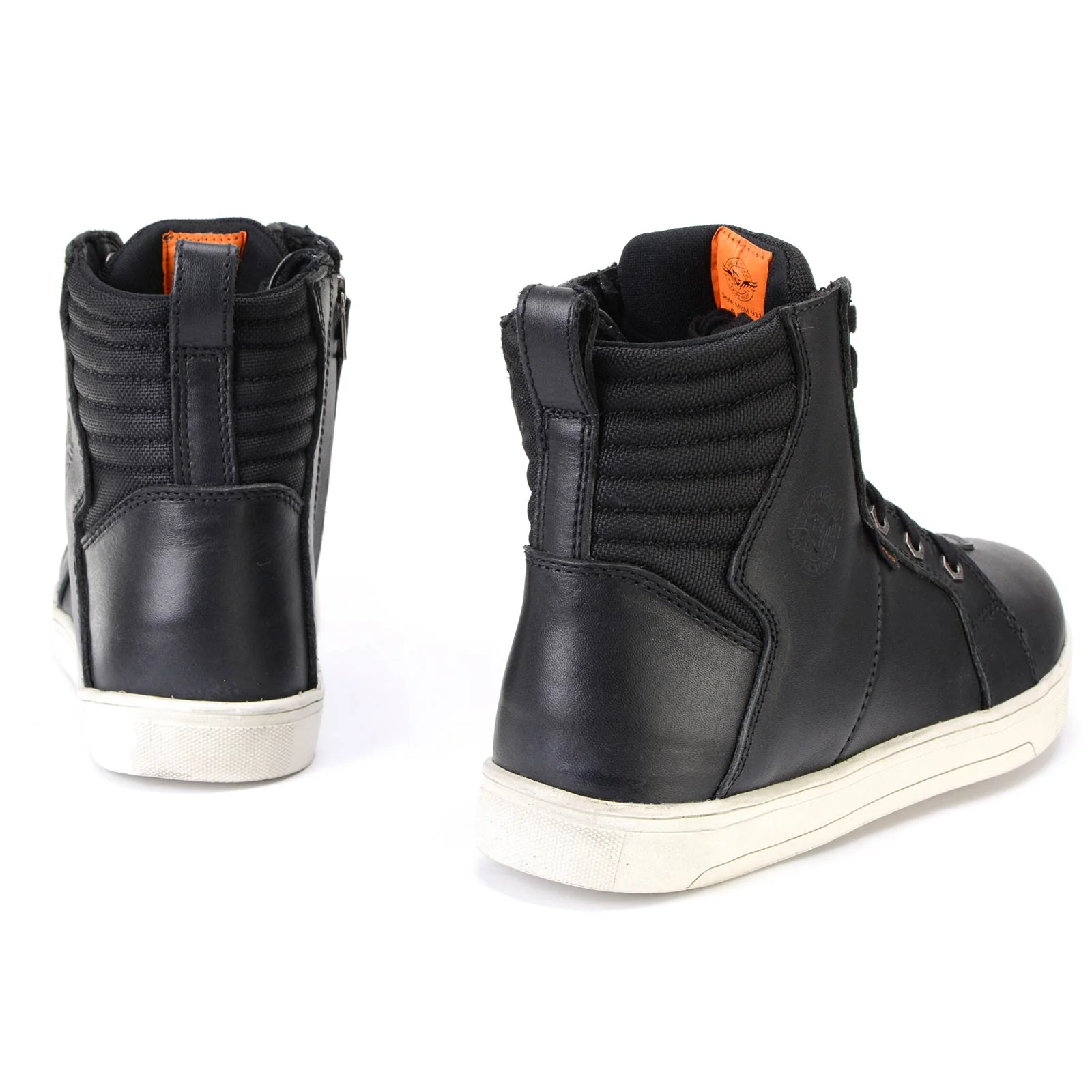 Milwaukee Leather MBM9114 Men's Black Waterproof Leather Street Riding Shoes with Shift Protection and Ankle Support - Image 14