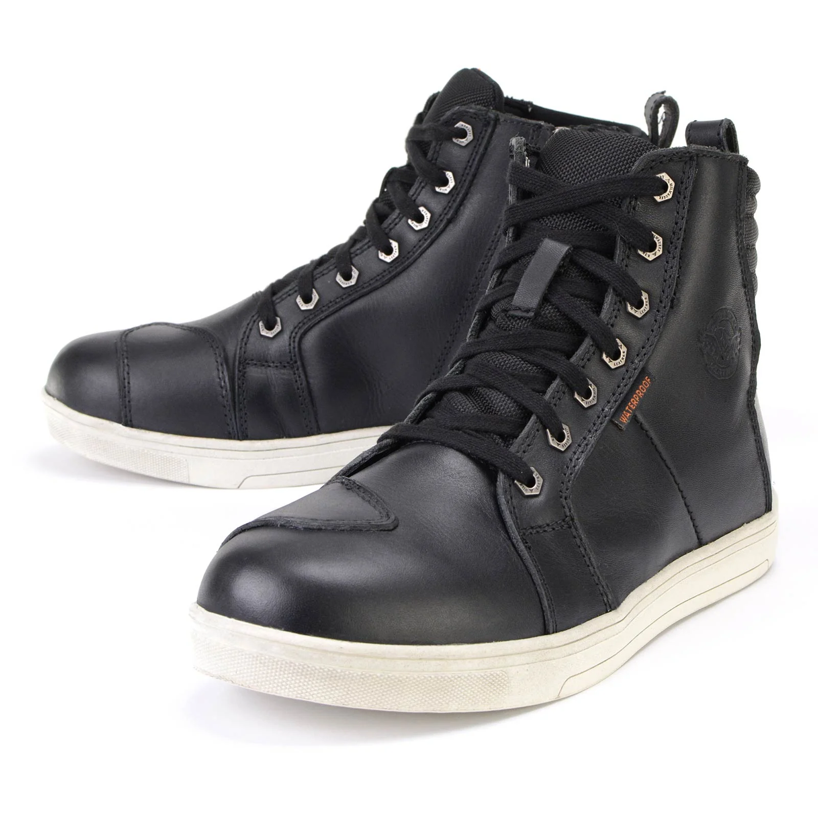 Milwaukee Leather MBM9114 Men's Black Waterproof Leather Street Riding Shoes with Shift Protection and Ankle Support - Image 16