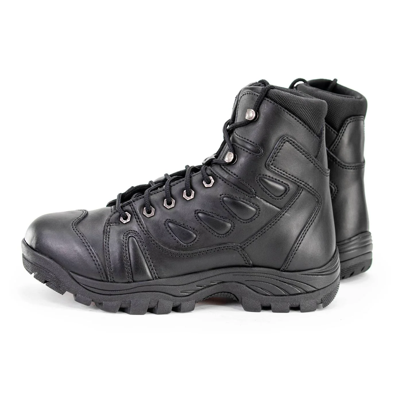 Milwaukee Leather MBM9115 Men's Black Leather 6-Inch Swat Style-Tactical Motorcycle Rider Biker Boots - Image 4