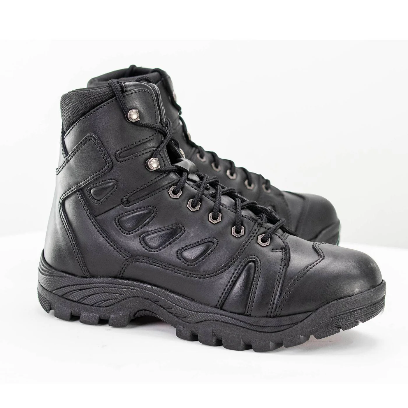 Milwaukee Leather MBM9115 Men's Black Leather 6-Inch Swat Style-Tactical Motorcycle Rider Biker Boots - Image 6