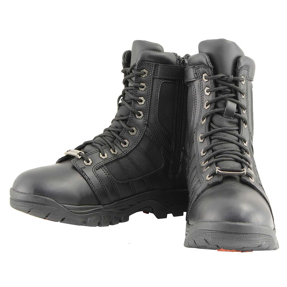 Milwaukee Leather MBM9130WP Men’s Black Lace-Up Waterproof Swat Style-Tactical Biker Motorcycle Boots - Image 4