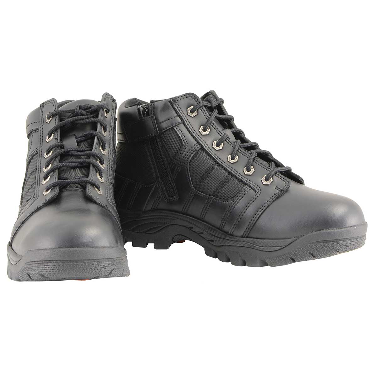 Milwaukee Leather MBM9131 Men’s Black Lace-Up Waterproof Swat Style-Tactical Motorcycle Shoes - Image 4