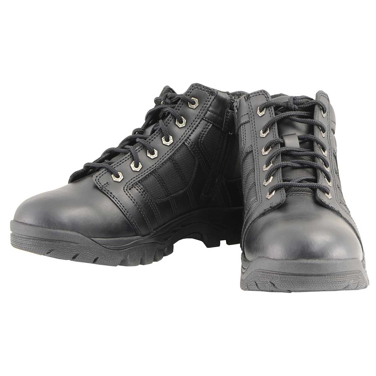 Milwaukee Leather MBM9131 Men’s Black Lace-Up Waterproof Swat Style-Tactical Motorcycle Shoes - Image 5