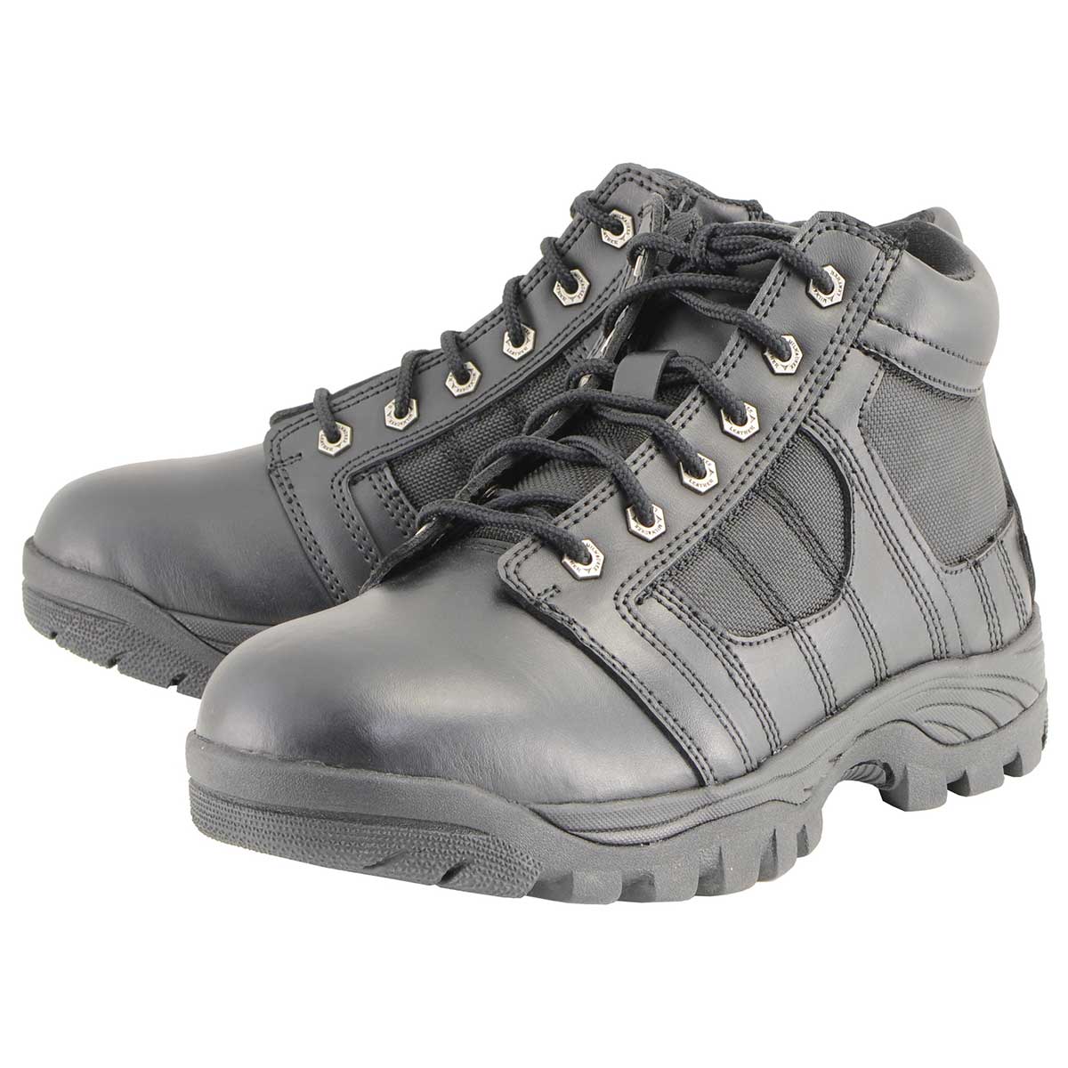 Milwaukee Leather MBM9131 Men’s Black Lace-Up Waterproof Swat Style-Tactical Motorcycle Shoes - Image 6