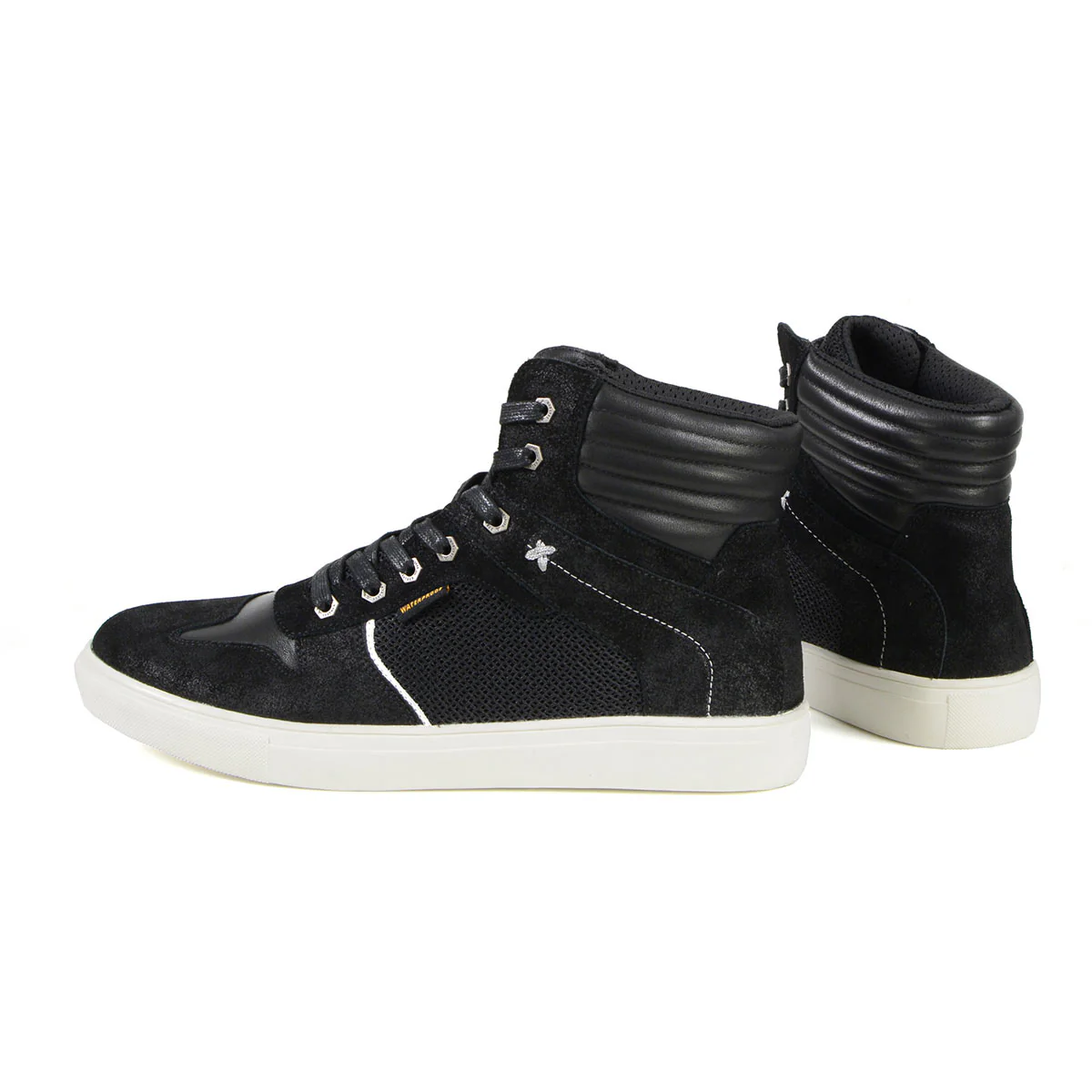 Milwaukee Leather MBM9151 Men's Black Suede and Leather Reinforced Street Riding Waterproof Shoes w/ Ankle Support - Image 14