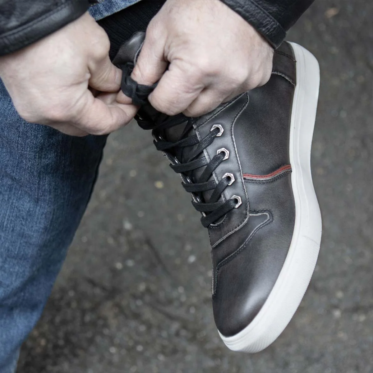 Milwaukee Leather MBM9152 Men's Black Leather High-Top Biker Riding Waterproof Shoes Reinforced w/ Ankle Support - Image 8