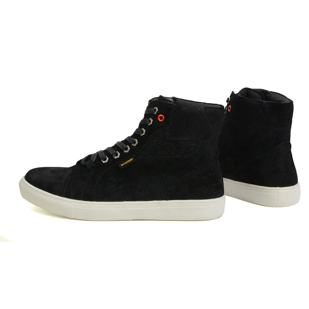 Milwaukee Leather MBM9155 Men's Black Suede Leather Reinforced Street Riding Waterproof Shoes w/ Ankle Support - Image 11