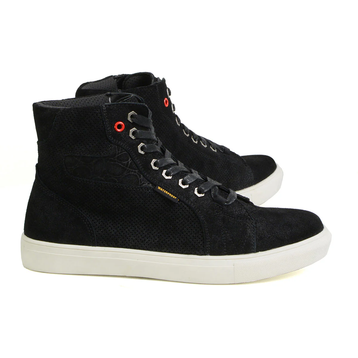 Milwaukee Leather MBM9155 Men's Black Suede Leather Reinforced Street Riding Waterproof Shoes w/ Ankle Support - Image 14