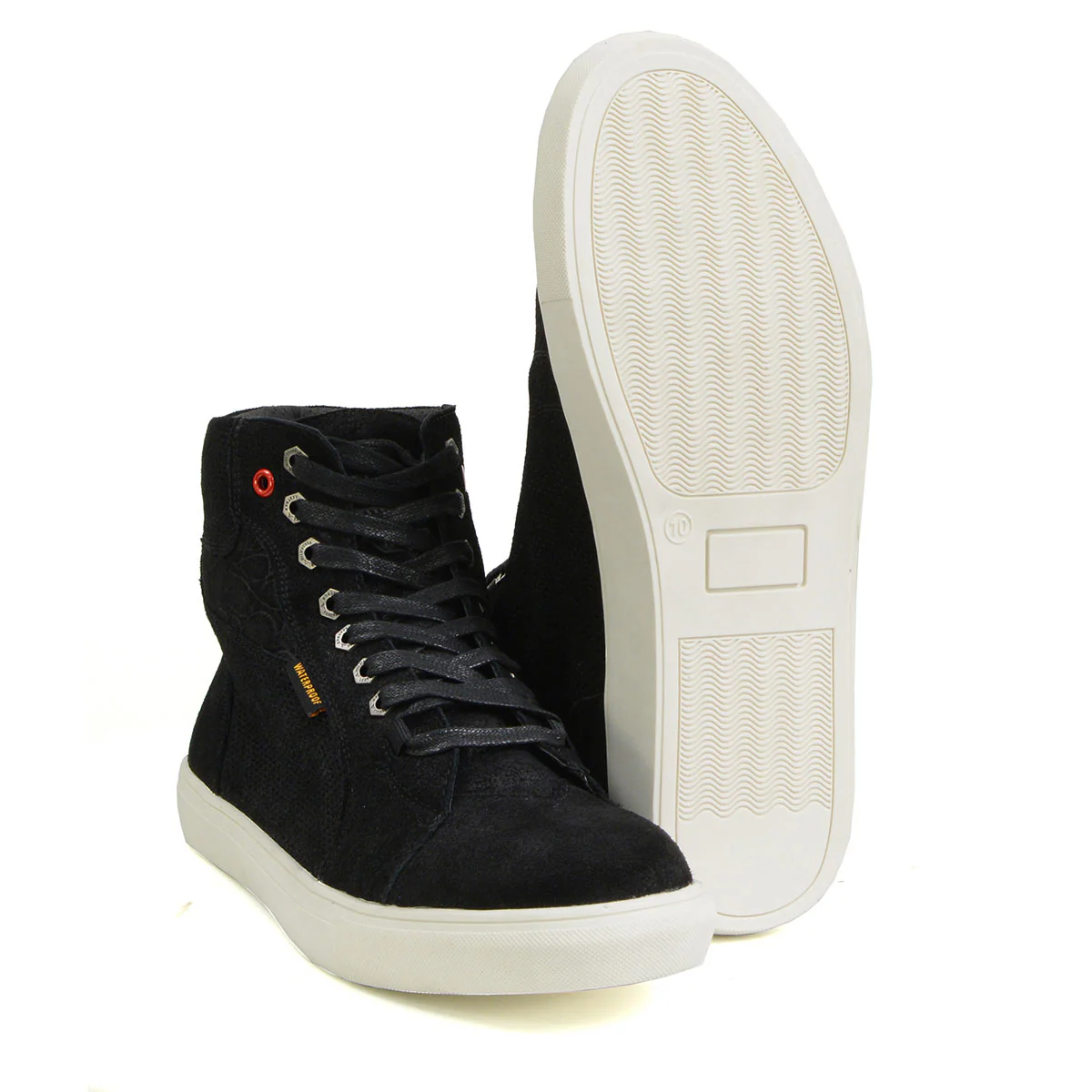 Milwaukee Leather MBM9155 Men's Black Suede Leather Reinforced Street Riding Waterproof Shoes w/ Ankle Support - Image 15