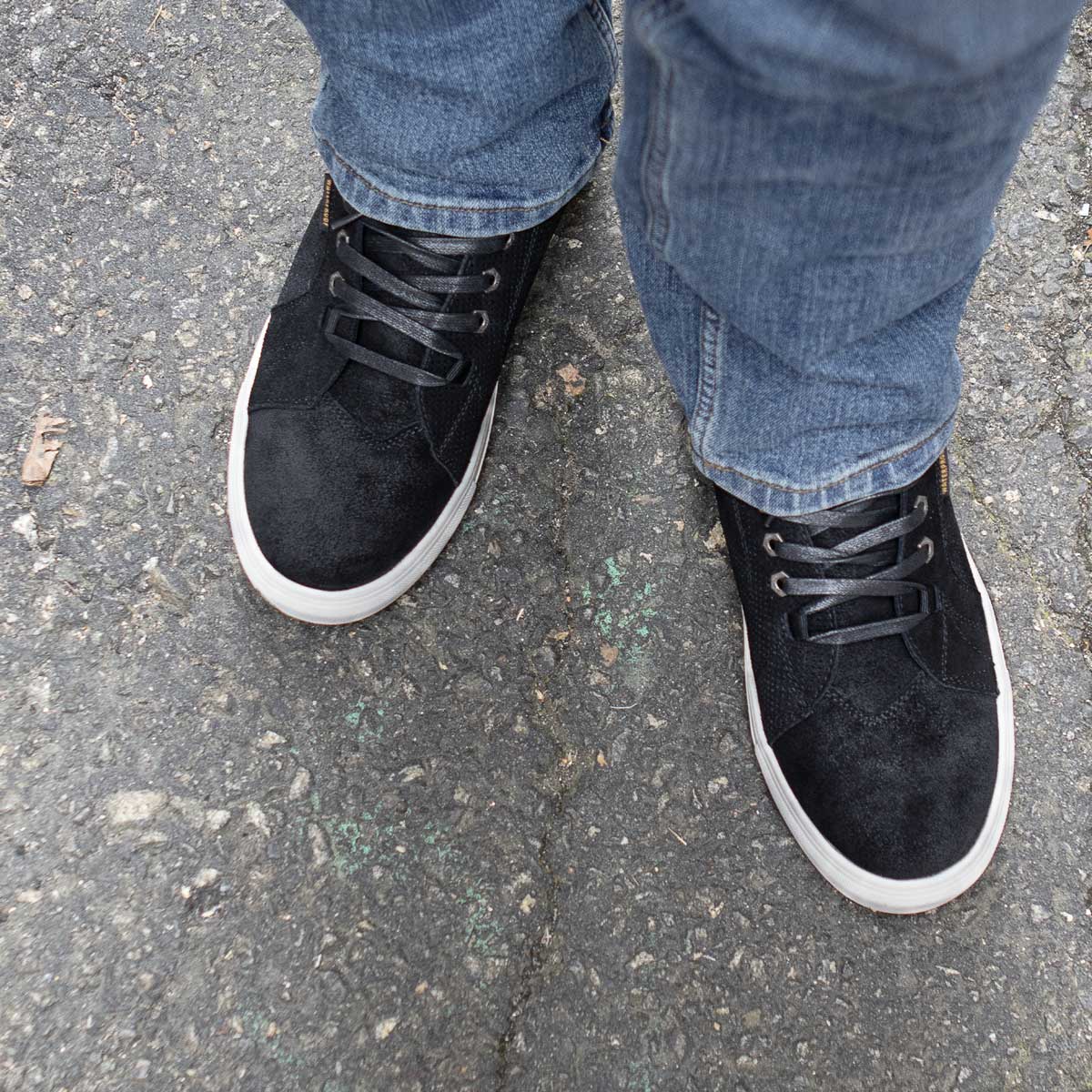 Milwaukee Leather MBM9155 Men's Black Suede Leather Reinforced Street Riding Waterproof Shoes w/ Ankle Support - Image 7