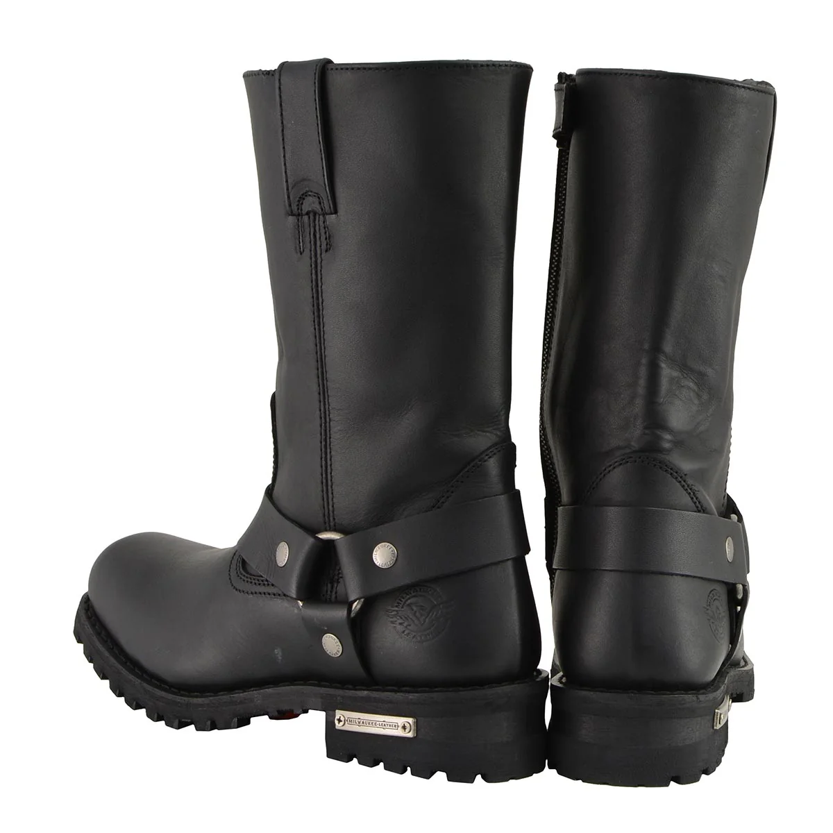 Milwaukee Leather Men’s Classic Harness 11-Inch Motorcycle Boots – Premium Cowhide, Wide-Width Sizes MBM131W - Image 2