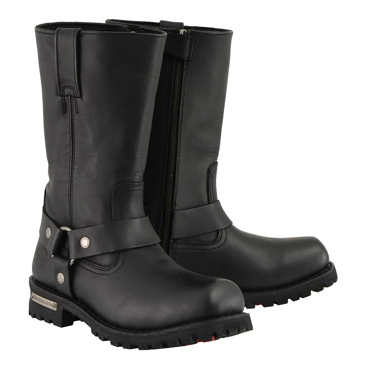 Milwaukee Leather Men’s Classic Harness 11-Inch Motorcycle Boots – Premium Cowhide, Wide-Width Sizes MBM131W - Image 3