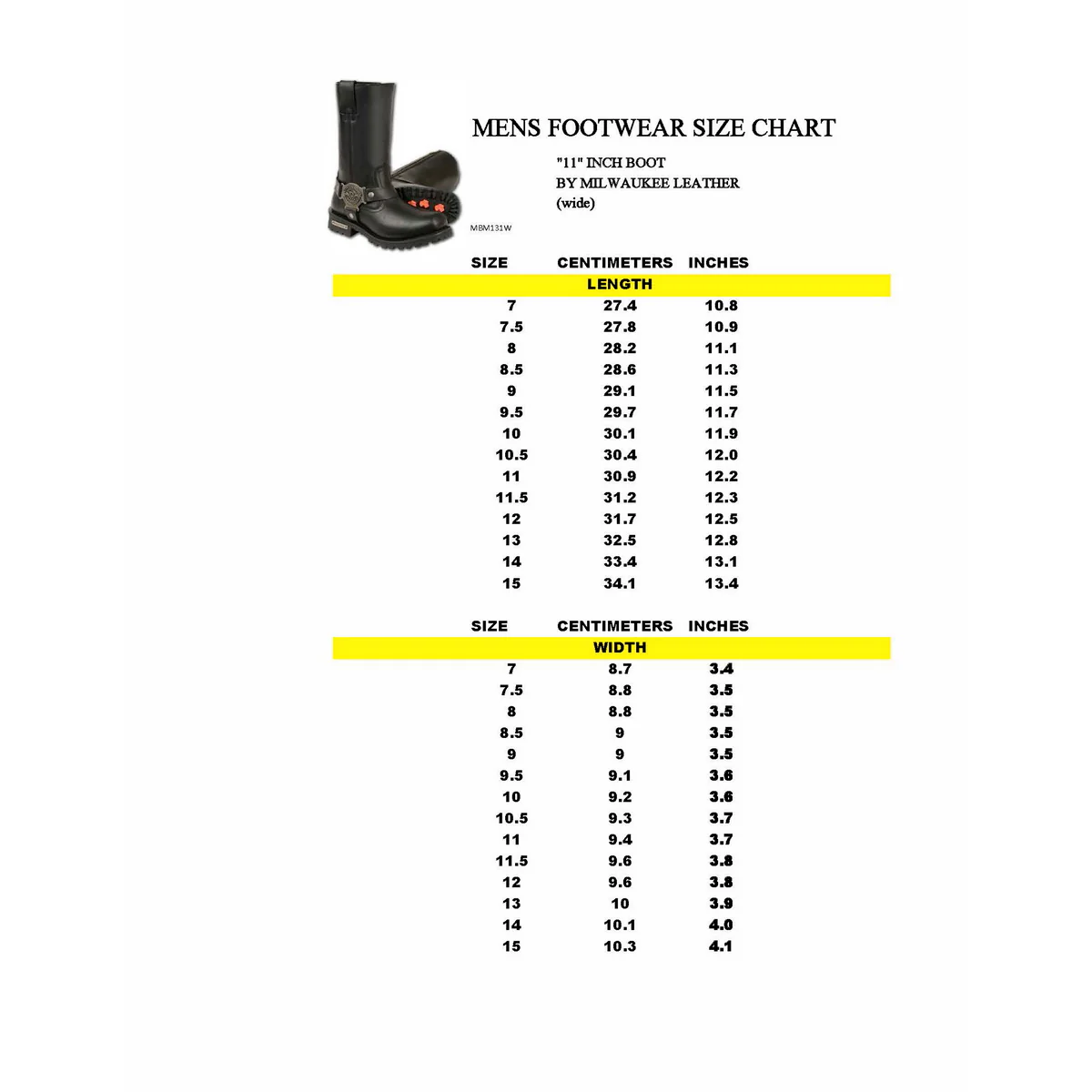 Milwaukee Leather Men’s Classic Harness 11-Inch Motorcycle Boots – Premium Cowhide, Wide-Width Sizes MBM131W - Image 5