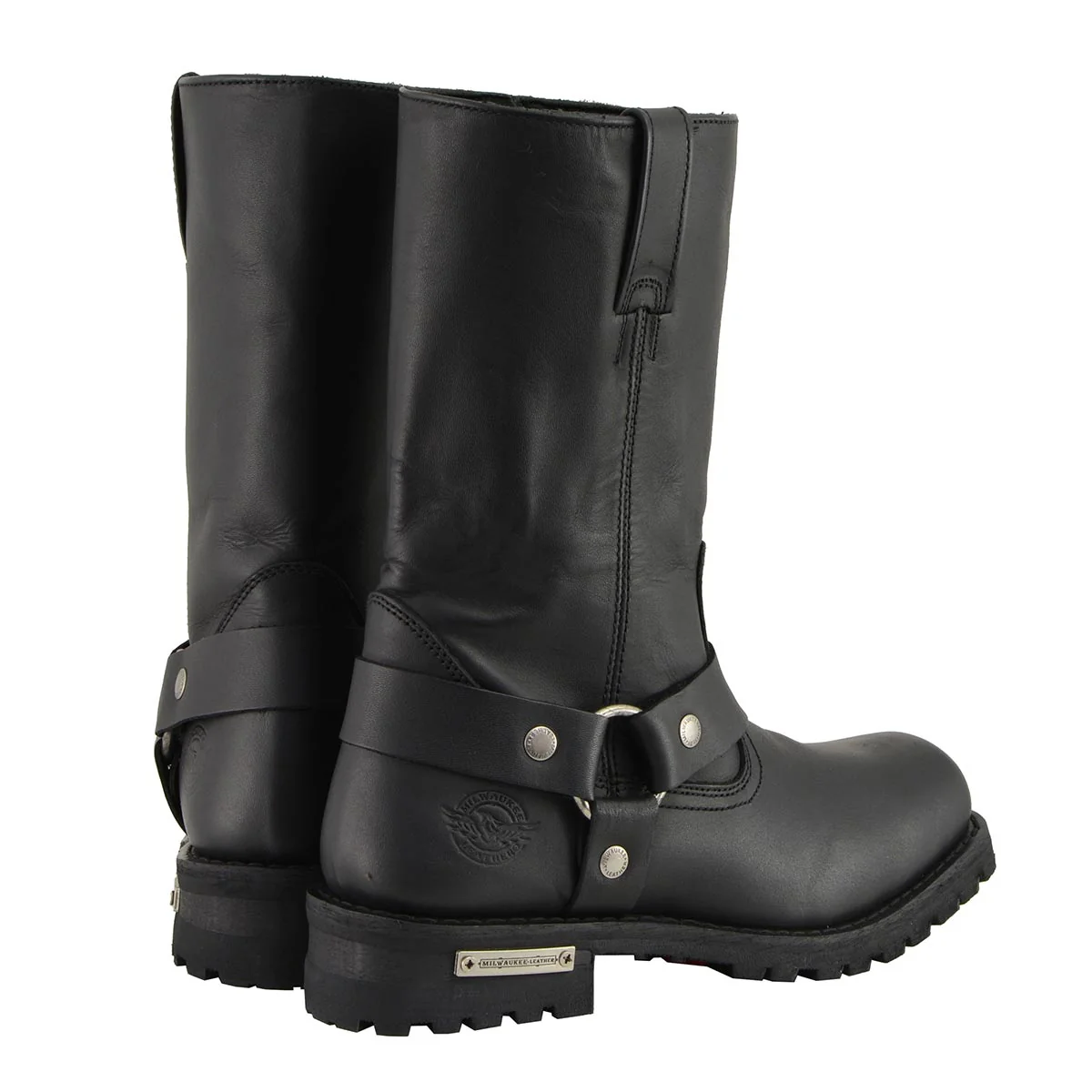 Milwaukee Leather Men’s Classic Harness 11-Inch Motorcycle Boots – Premium Cowhide, Wide-Width Sizes MBM131W - Image 9