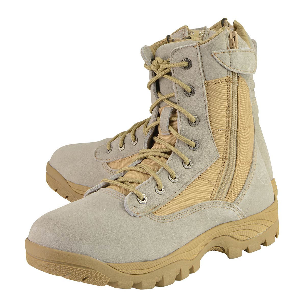 Milwaukee Leather Men's Lace-Up Desert Sand 9-Inch Leather Swat Style-Tactical Motorcycle Biker Boots MBM9111 - Image 5
