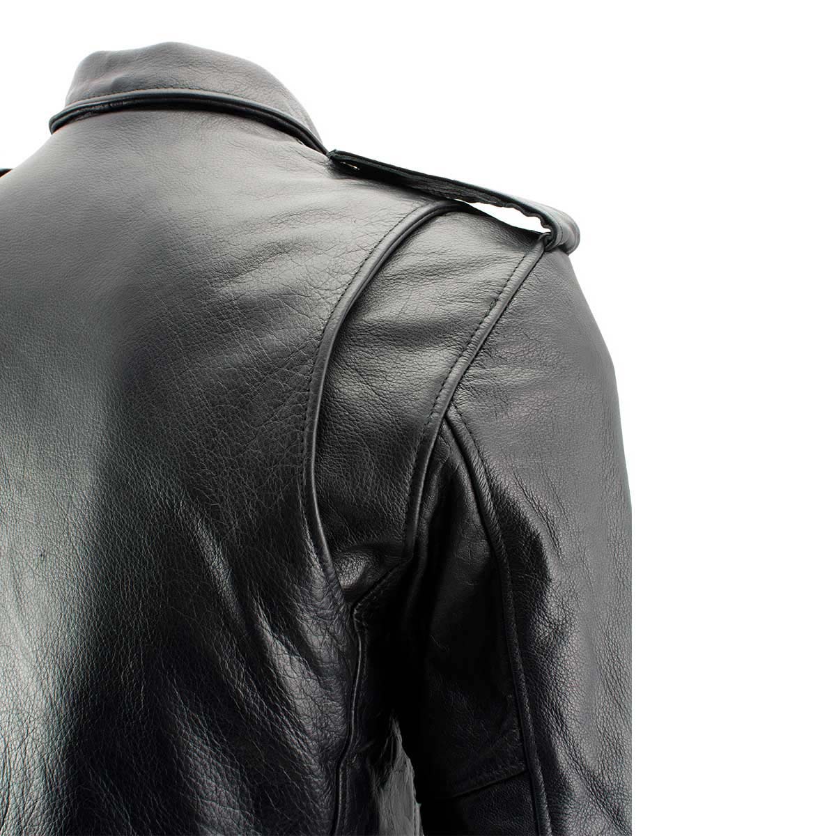 Milwaukee Leather Men's Classic Armored Black Leather Motorcycle Jacket w/ CE Armor - LKM17020 - Image 10