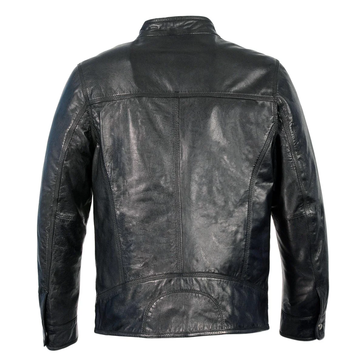 Milwaukee Leather SFM1865 Men's Black Classic Fashion Leather Jacket with Zipper Closure - Image 2