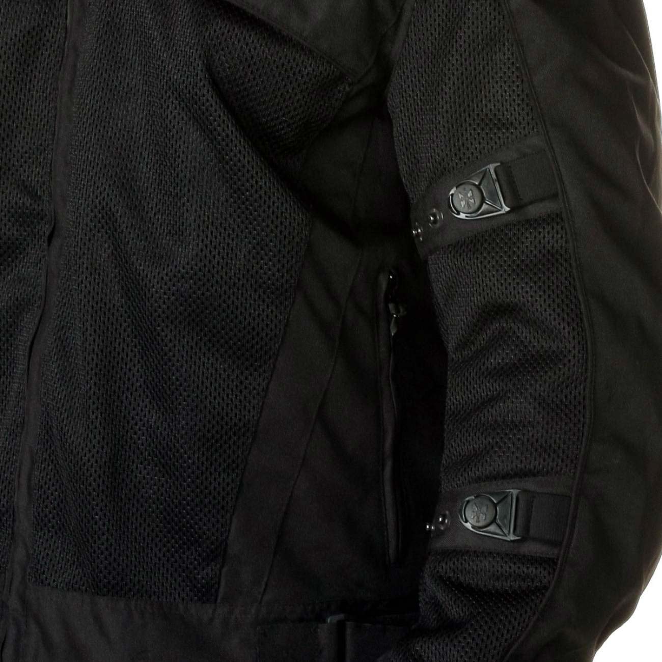 Milwaukee Leather Men's Devious Black Textile Motorcycle Jacket w/ CE Armor - MPM17025 - Image 10