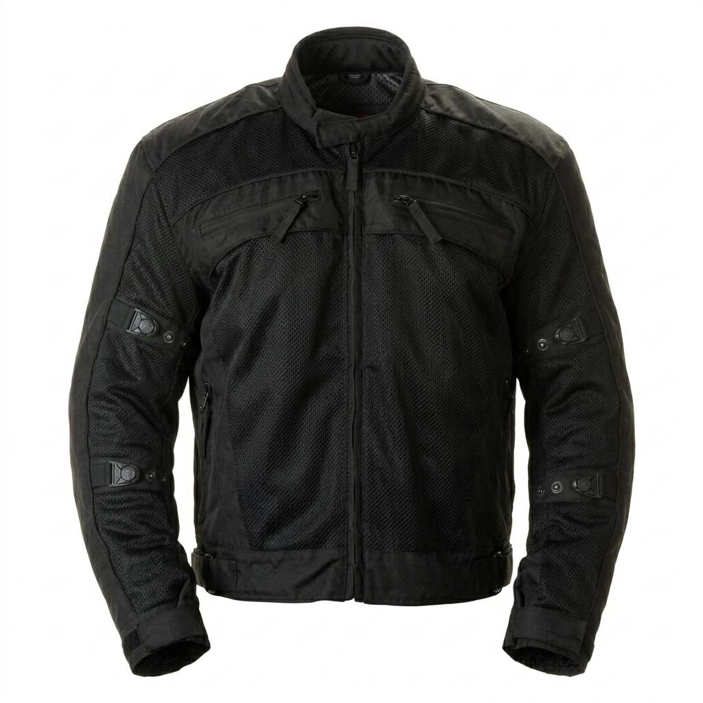 Milwaukee Leather Men's Devious Black Textile Motorcycle Jacket w/ CE Armor - MPM17025 - Image 16