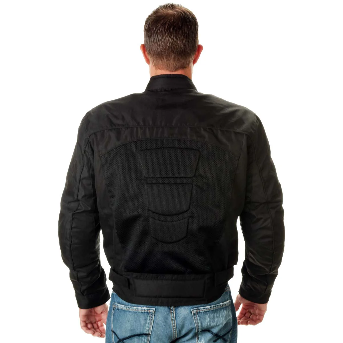 Milwaukee Leather Men's Devious Black Textile Motorcycle Jacket w/ CE Armor - MPM17025 - Image 8