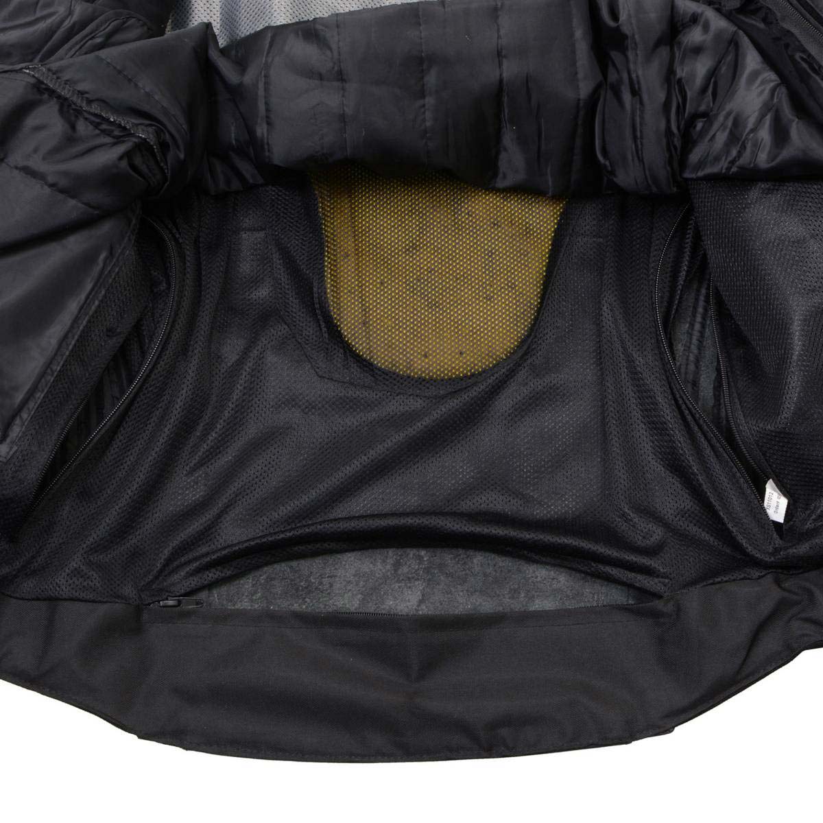 Milwaukee Leather Men's Endo Black Leather Motorcycle Jacket w/ CE Armor, Reflective Panels, Vents - LKM17023 - Image 10