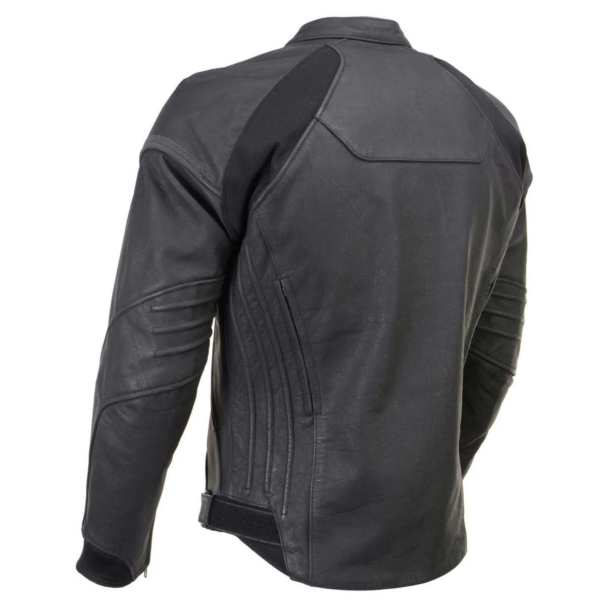 Milwaukee Leather Men's Endo Black Leather Motorcycle Jacket w/ CE Armor, Reflective Panels, Vents - LKM17023 - Image 12