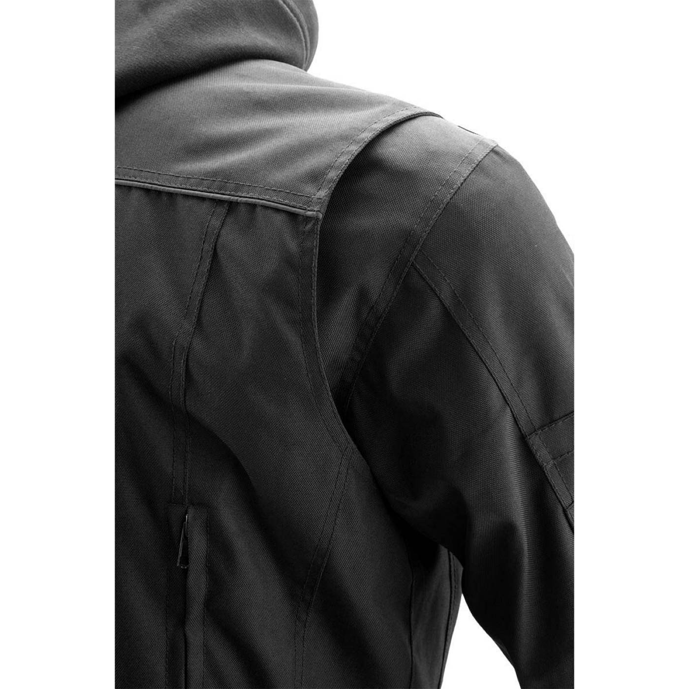 Milwaukee Leather Men's Flight 1300D Nylon Motorcycle Jacket with CE Armor and Removable Hoodie - MPM17017 - Image 9