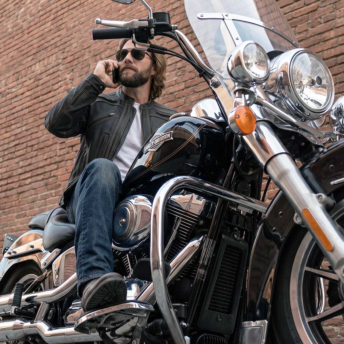 Milwaukee Leather Men's Matte Black Street CE Armored Motorcycle Vented Jacket - Reflective - LKM17012 - Image 8