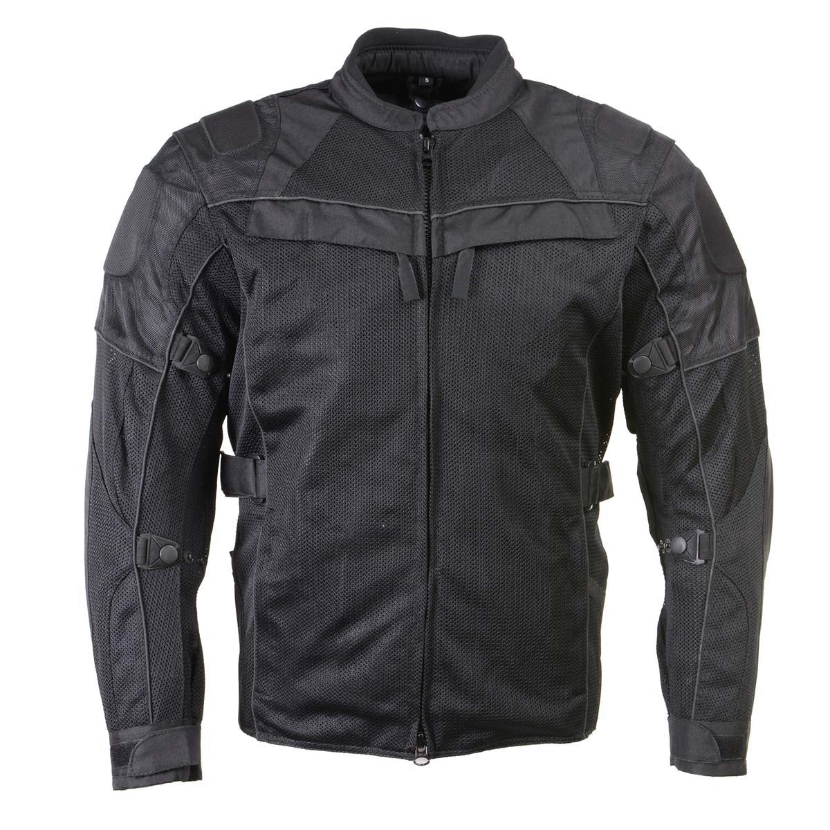 Milwaukee Leather Men's Shadow Black Textile Motorcycle Jacket w/ CE Armor - MPM17030 - Image 10