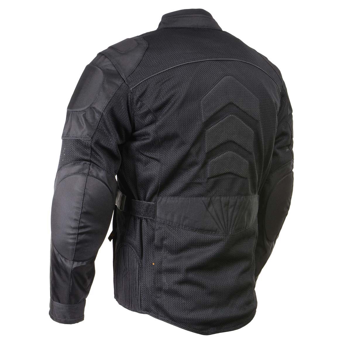 Milwaukee Leather Men's Shadow Black Textile Motorcycle Jacket w/ CE Armor - MPM17030 - Image 11
