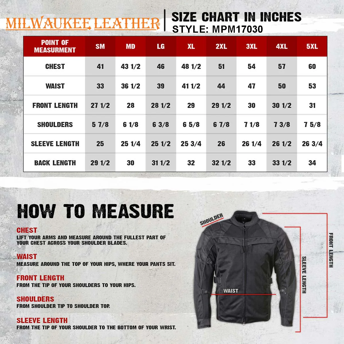 Milwaukee Leather Men's Shadow Black Textile Motorcycle Jacket w/ CE Armor - MPM17030 - Image 3