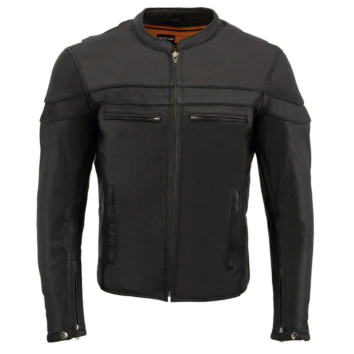 Milwaukee Leather ML1408 Men's Black 'Savage' Sporty Crossover Leather Jacket - Image 15