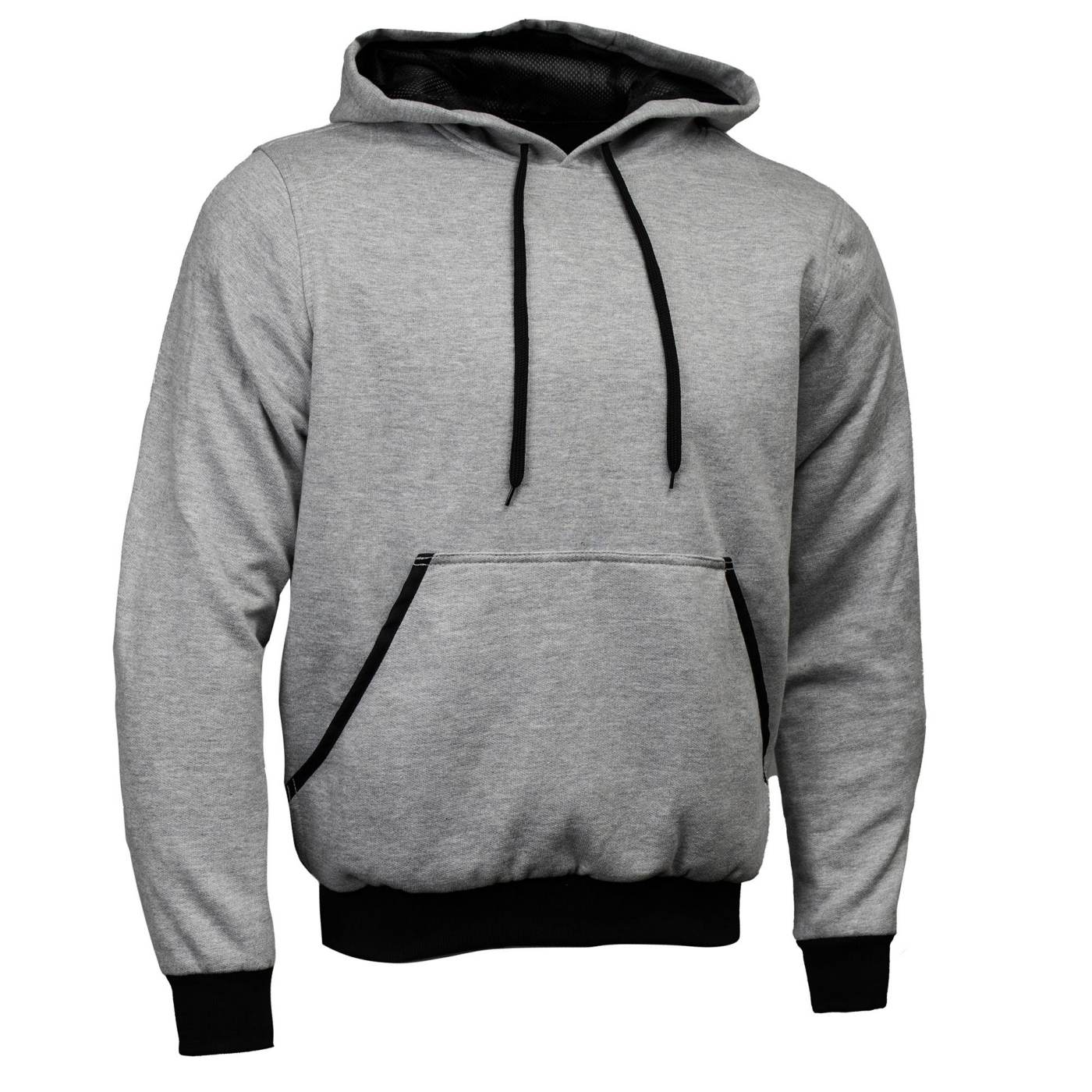 Milwaukee Leather Men's Streetguard Black CE Armored Riding Hoodie, Shoulder and Elbow Armor - MPM1769