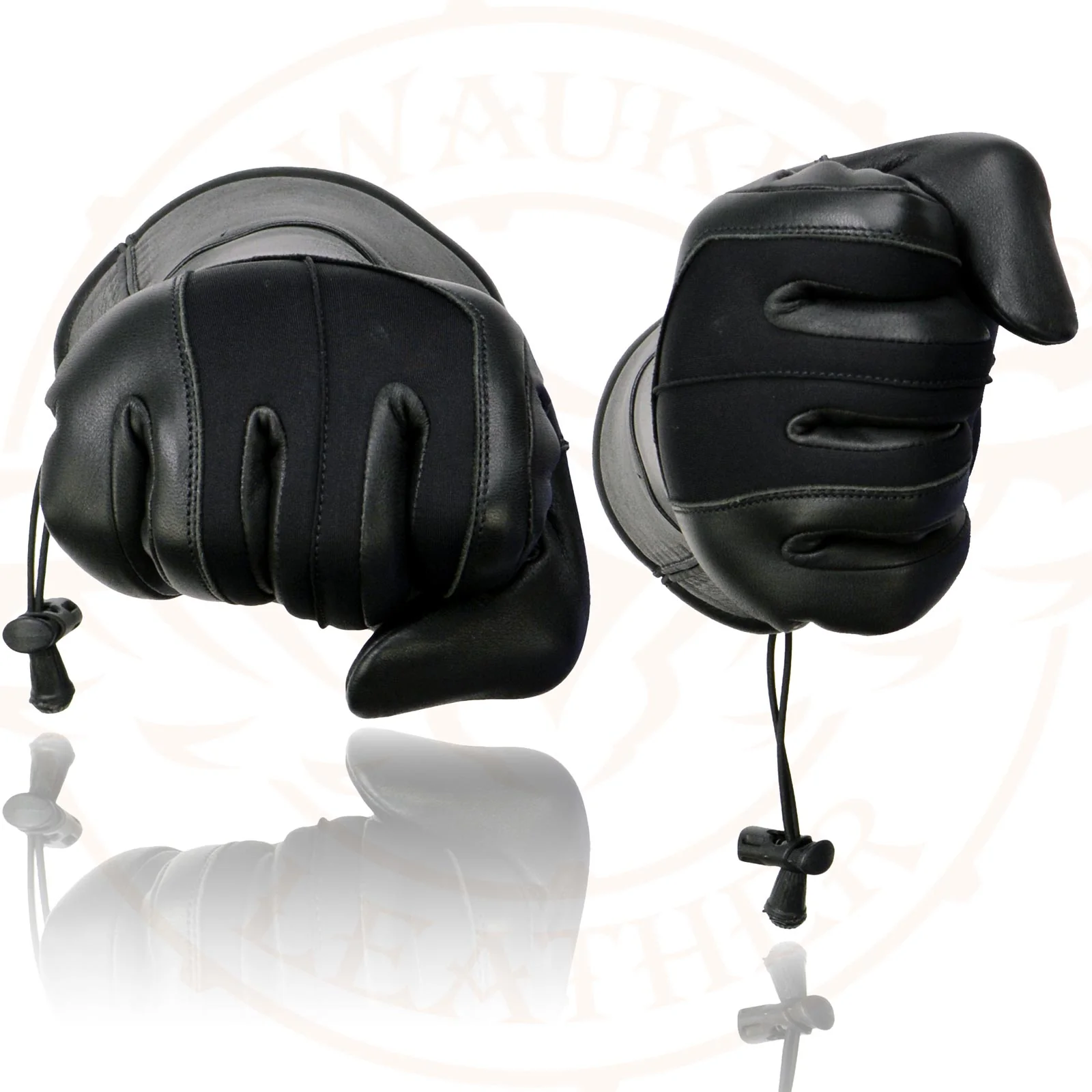 Milwaukee Leather MG7701 Women's Deer Skin Leather Insulated Gauntlet Gloves w/ i-Touch/Wiper Blade/Reflective Piping - Image 7