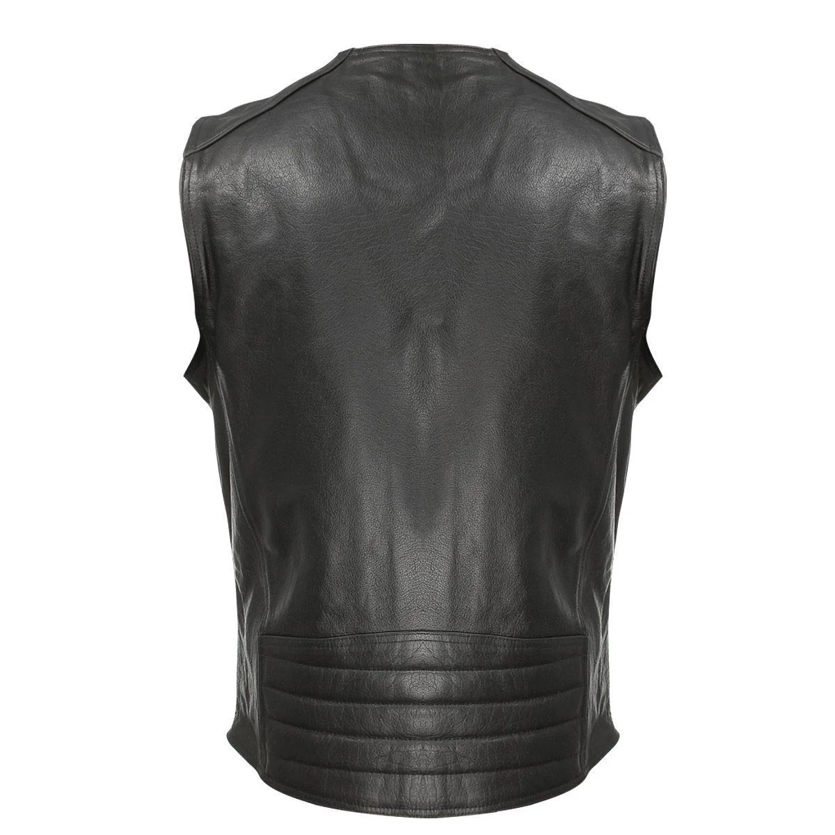 Milwaukee Leather ML1378 Men's 'Buffalo Nickel' Black Motorcycle Vest - Image 2