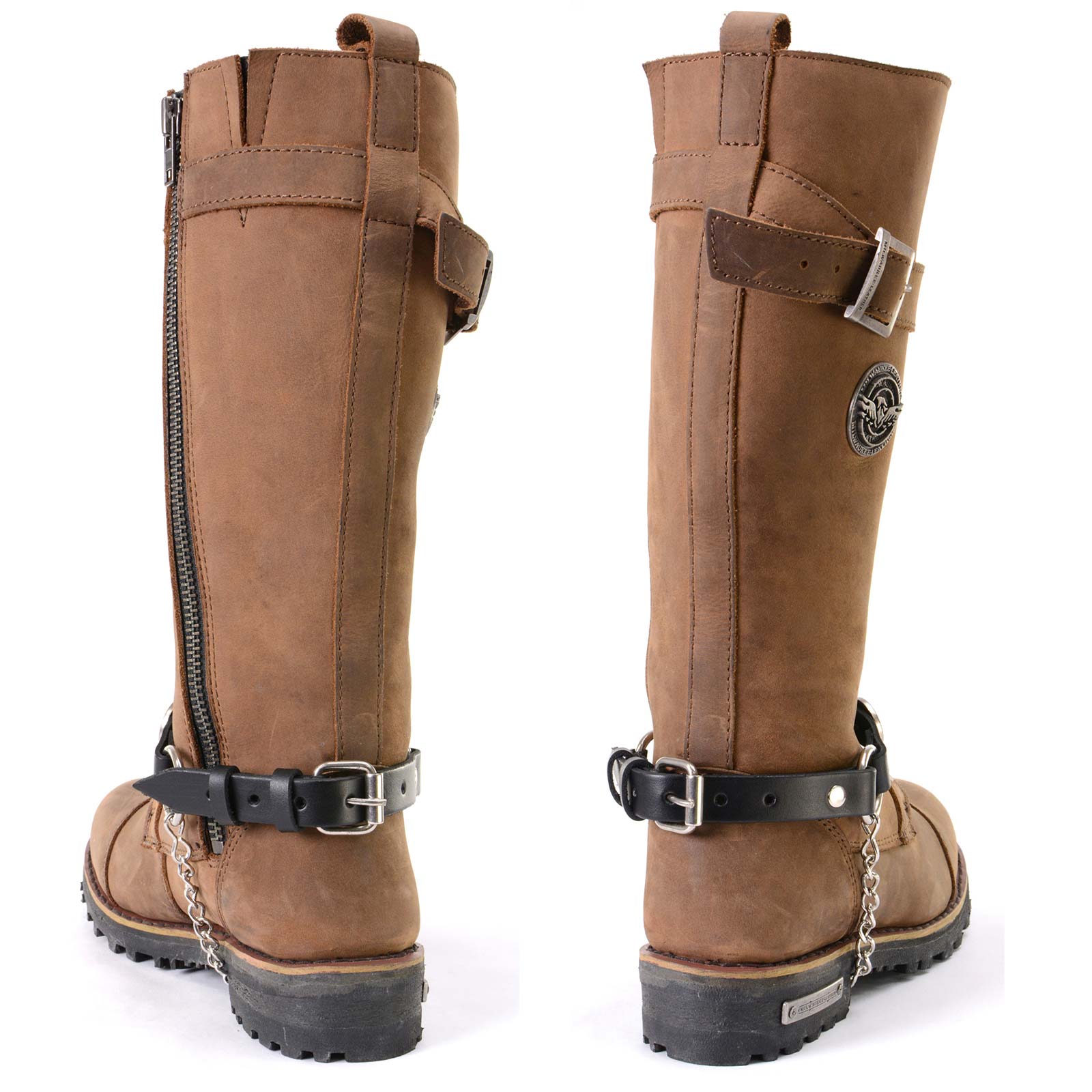 Milwaukee Leather Silver 44 MAG Medallion Boot Chain with Adjustable Strap - MLA3004 - Image 7