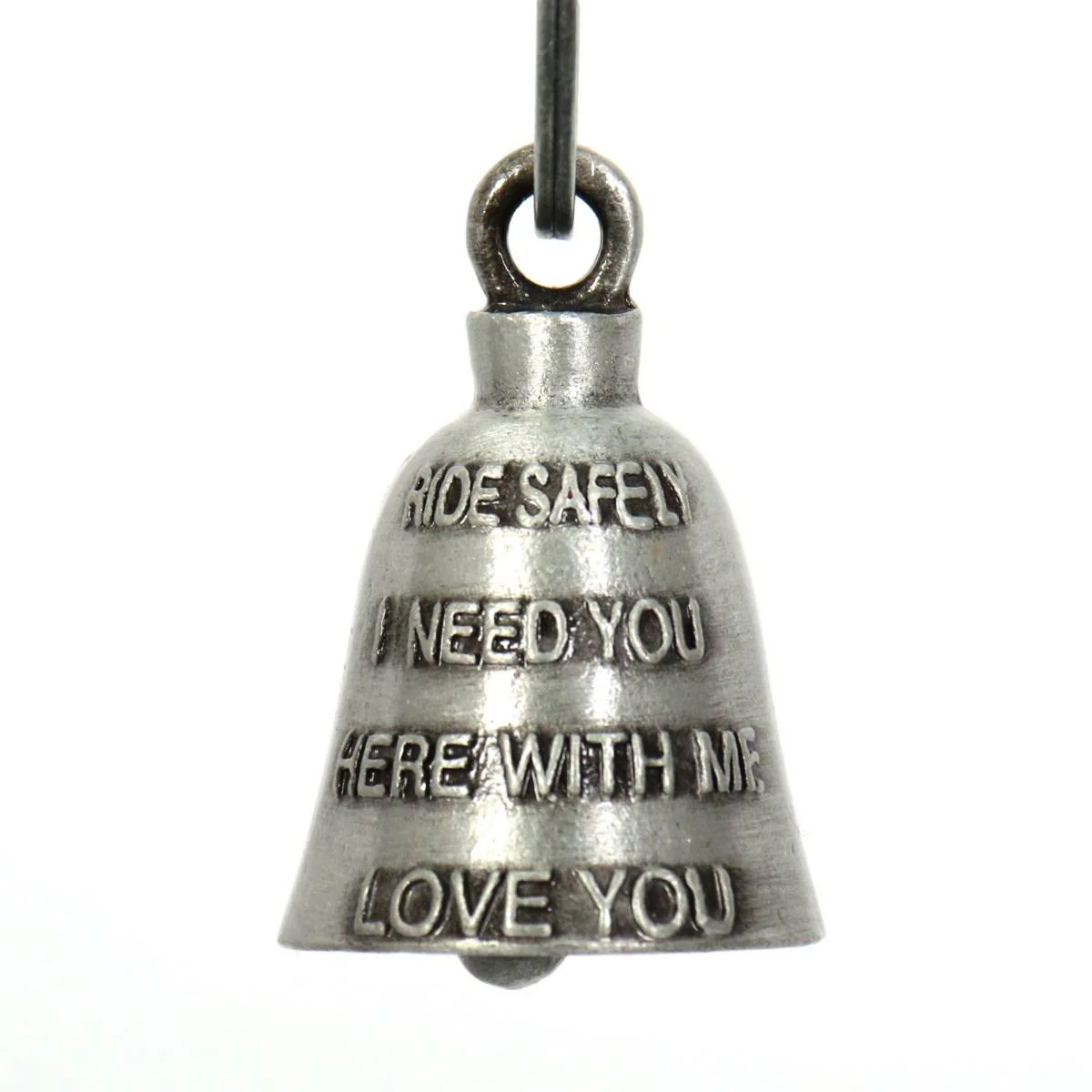 Milwaukee Leather MLB9014 'Ride Safely' Motorcycle Good Luck Bell | Key Chain Accessory for Bikers - Image 4