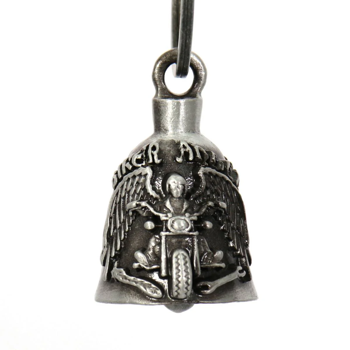 Milwaukee Leather MLB9024 'Biker Angel' Motorcycle Good Luck Bell | Key Chain Accessory for Bikers - Image 4
