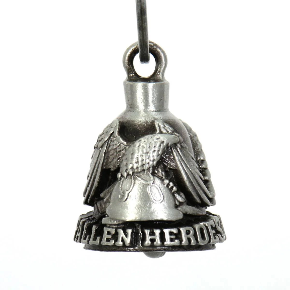 Milwaukee Leather MLB9034 'Eagle - Fallen Heroes' Motorcycle Good Luck Bell | Key Chain Accessory for Bikers - Image 2