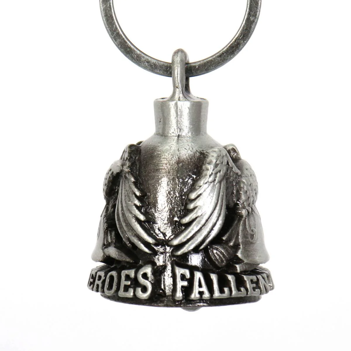 Milwaukee Leather MLB9034 'Eagle - Fallen Heroes' Motorcycle Good Luck Bell | Key Chain Accessory for Bikers - Image 5