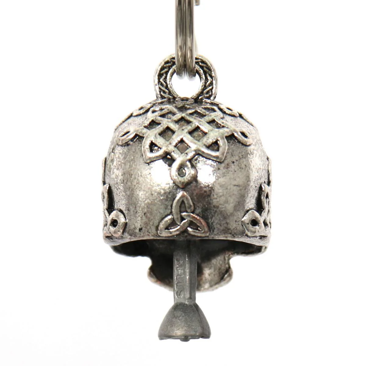 Milwaukee Leather MLB9037 'Male Sugar Skull' Motorcycle Good Luck Bell | Key Chain Accessory for Bikers - Image 4