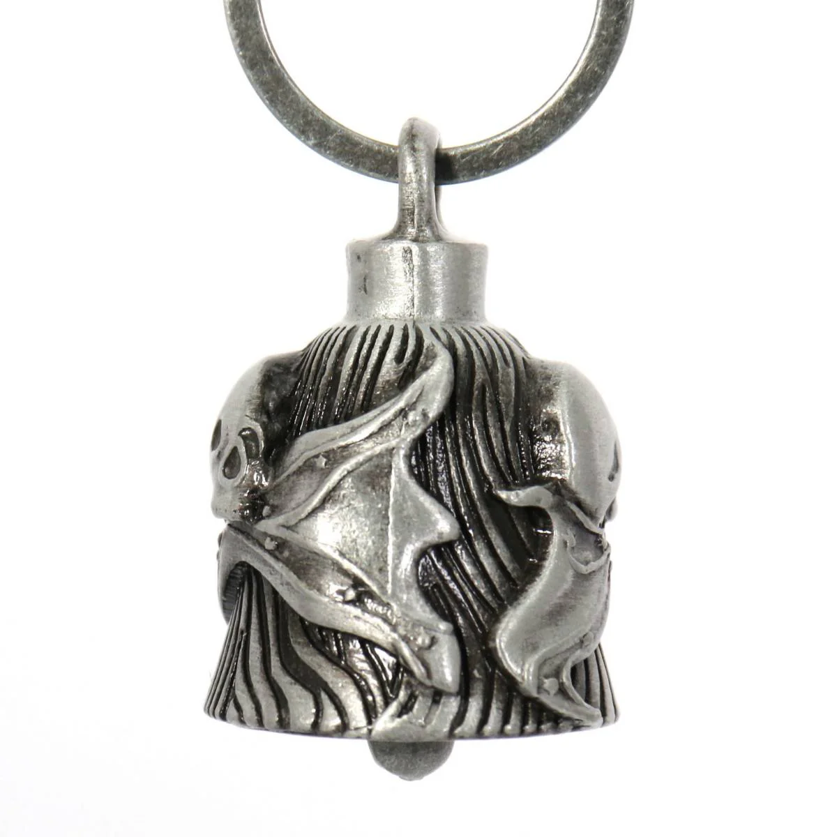 Milwaukee Leather MLB9040 'Skull' Motorcycle Good Luck Bell | Key Chain Accessory for Bikers - Image 5
