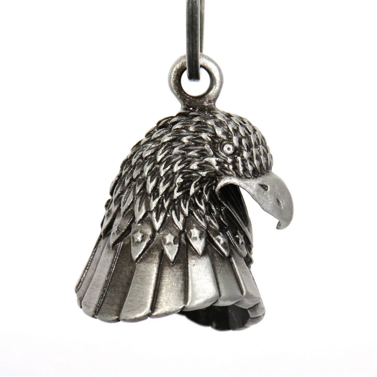 Milwaukee Leather MLB9042 'Bald Eagle Head' Motorcycle Good Luck Bell | Key Chain Accessory for Bikers - Image 2