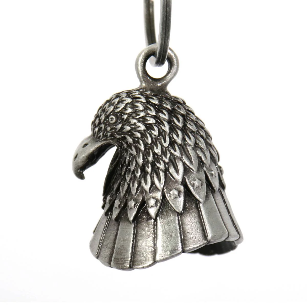 Milwaukee Leather MLB9042 'Bald Eagle Head' Motorcycle Good Luck Bell | Key Chain Accessory for Bikers - Image 4